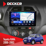 Штатна магнітола Toyota RAV4 2000-2003 Decker D9-006 4x64, 4G