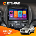 Штатная магнитола Toyota RAV4 2003-2005 Cyclone C9-001 2x64 CPL