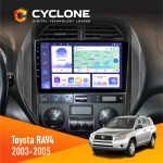Штатная магнитола Toyota RAV4 2003-2005 Cyclone C9-011 4x64, DSP