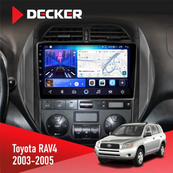 Штатная магнитола Toyota RAV4 2003-2005 Decker D9-006 4x64, 4G
