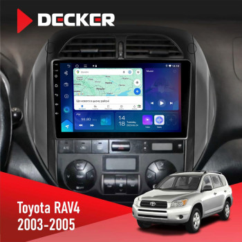 Штатна магнітола Toyota RAV4 2003-2005 Decker D9-007 4x64 DSP 360 4G