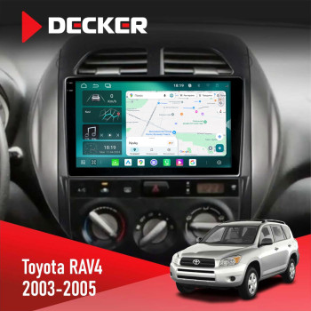 Штатна магнітола Toyota RAV4 2003-2005 Decker D9-004 6x128, DSP 360, 2k