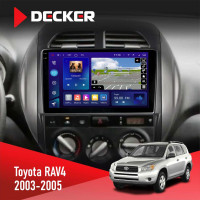 Штатная магнитола Toyota RAV4 2003-2005 Decker D9-005 4x64, DSP, 360, 4G, 2k