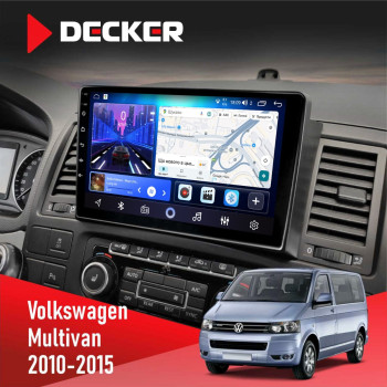 Штатна магнітола Volkswagen Multivan 2010-2015 Decker D9-006 4x64, 4G