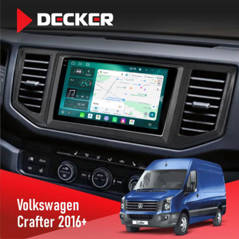 Штатная магнитола Volkswagen Crafter 2016+ Decker D10-004 6x128, DSP, 360, 2k