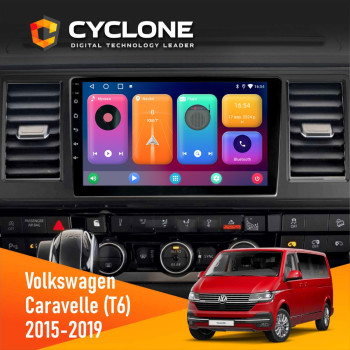 Штатна магнітола Volkswagen Caravelle 2015-2019 Cyclone C10-001 2x32