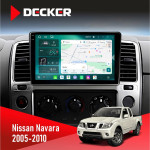 Штатная магнитола Nissan Navara, Pathfinder 2005-2010 Decker D9-004 6x128, DSP 360, 2k
