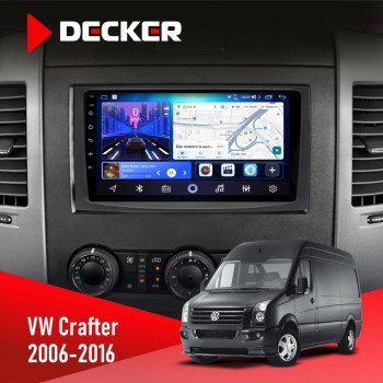 Штатная магнитола Volkswagen Crafter 2006-2016 Decker D9-006 4x64, 4G