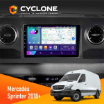 Штатная магнитола Mercedes-Benz Sprinter (W906) 2018+ Cyclone C10-002 2x32, 4G, 2k