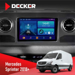 Штатная магнитола Mercedes-Benz Sprinter (W906) 2018+ Decker D10-002 6x128, DSP, 360, 2k