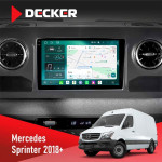Штатная магнитола Mercedes-Benz Sprinter (W906) 2018+ Decker D10-004 6x128, DSP, 360, 2k