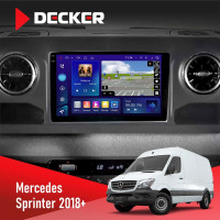 Штатная магнитола Mercedes-Benz Sprinter (W906) 2018+ Decker D10-005 4x64, DSP, 360, 4G, 2k