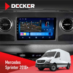 Штатная магнитола Mercedes-Benz Sprinter (W906) 2018+ Decker D10-008 8x128 DSP 4G
