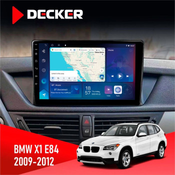 Штатная магнитола BMW X1 E84 2009-2012 Decker D10-007 4x64, DSP, 360, 4G