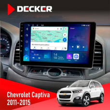 Штатна магнітола Chevrolet Captiva 2011-2015 Decker D10-007 4x64, DSP, 360, 4G