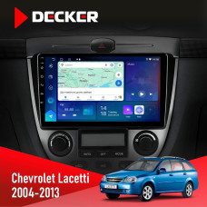 Штатна магнітола Chevrolet Lacetti 2004-2013 Climate Decker D10-007 4x64, DSP, 360, 4G