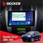 Штатная магнитола Hyundai Tucson 2005-2010 Decker D10-007 4x64, DSP, 360, 4G