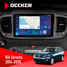 Штатна магнітола KIA Sorento 2014-2020 Decker D10-007 4x64, DSP, 360, 4G