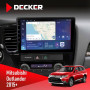 Штатна магнітола Mitsubishi Outlander 2015+ Decker D10-007 4x64, DSP, 360, 4G