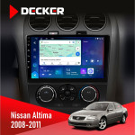 Штатная магнитола Nissan Altima 2008-2011 Decker D10-007 4x64, DSP, 360, 4G
