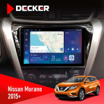 Штатная магнитола Nissana Murano 2015+ Decker D10-007 4x64, DSP, 360, 4G