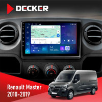 Штатная магнитола Renault Master 2010-2019 Decker D10-007 4x64, DSP, 360, 4G