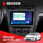 Штатная магнитола Volkswagen Golf 2012-2021 Decker D10-007 4x64, DSP, 360, 4G
