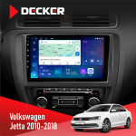 Штатная магнитола Volkswagen Jetta 2010-2018 Decker D10-007 4x64, DSP, 360, 4G