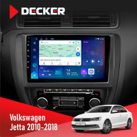 Штатна магнітола Volkswagen Jetta 2010-2018 Decker D10-007 4x64, DSP, 360, 4G