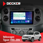 Штатна магнітола Volkswagen Tiguan, Golf Plus 2008-2016 Black Decker D10-007 4x64, DSP, 360, 4G