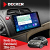 Штатная магнитола Honda Civic 2006-2011 (Hatchback) Decker D10-007 4x64, DSP, 360, 4G