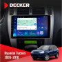 Штатна магнітола Hyundai Tucson 2005-2010 Black Decker D10-007 4x64, DSP, 360, 4G