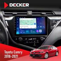 Штатна магнітола Toyota Camry 2018-2021 Decker D10-007 4x64, DSP, 360, 4G
