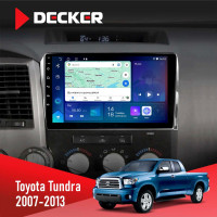 Штатная магнитола Toyota Tundra, Sequoia 2007-2012 Decker D10-007 4x64, DSP, 360, 4G