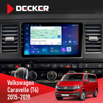 Штатная магнитола Volkswagen Caravelle 2015-2019 Decker D10-007 4x64, DSP, 360, 4G