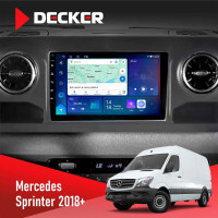Штатная магнитола Mercedes-Benz Sprinter (W906) 2018+ Decker D10-007 4x64, DSP, 360, 4G