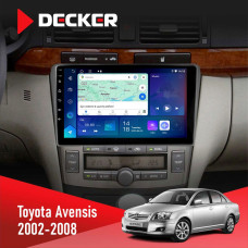 Штатна магнітола Toyota Avensis 2002-2008 Black Decker D9-007 4x64 DSP 360 4G