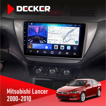 Штатна магнітола Mitsubishi Lancer 9 2000-2010 Black Decker D9-006 4x64, 4G