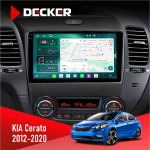 Штатная магнитола KIA Cerato 2012-2020 Decker D9-004 6x128, DSP 360, 2k