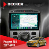 Штатная магнитола Peugeot 308 2007-2013 Black Decker D9-004 6x128, DSP 360, 2k