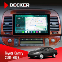 Штатна магнітола Toyota Camry 30 2001-2007 Wood Decker D9-004 6x128, DSP 360, 2k