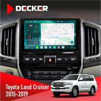 Штатная магнитола Toyota Land Cruiser (200) 2015-2019 Decker D9-004 6x128, DSP 360, 2k