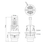LED лампы автомобильные Decker LED PL-07 6K D4S