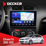 Штатная магнитола Citroen C4 2010-2015 Decker D10-006 4x64, 4G