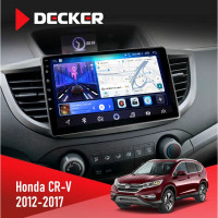 Штатная магнитола Honda CR-V 2012-2017 Decker D10-006 4x64, 4G