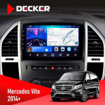 Штатная магнитола Mercedes-Benz Vito (W447) 2014+ Decker D10-006 4x64, 4G