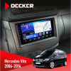 Штатная магнитола Mercedes-Benz Vito 2003-2014 Decker D10-006 4x64, 4G