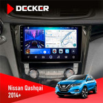 Штатная магнитола Nissan Qashqai, X-Trail 2014+ Climate Decker D10-006 4x64, 4G