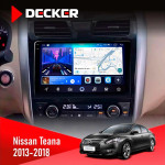 Штатна магнітола Nissan Teana 2013-2018 Decker D10-006 4x64, 4G