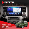 Штатная магнитола Nissan X-Trail 2004-2007 Decker D10-006 4x64, 4G